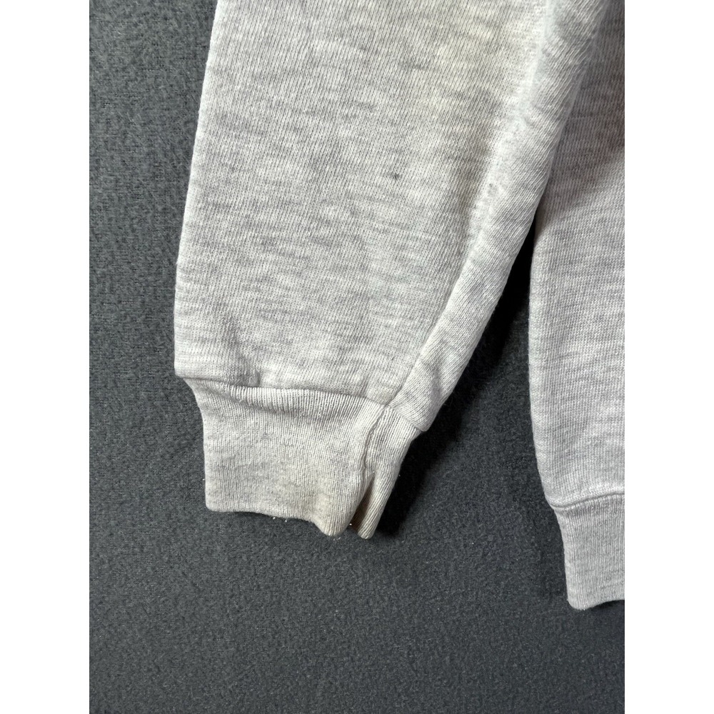 Lee Kids VTG Dinosaur Sweatshirt Gray Youth Small USA Embroidered See All Pics - Picture 11 of 11